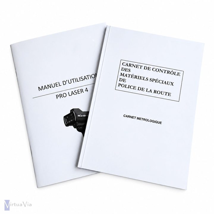 Voir la photo 8 : Manuel d'utilisation et carnet métrologique fournis avec le ProLaser 4
